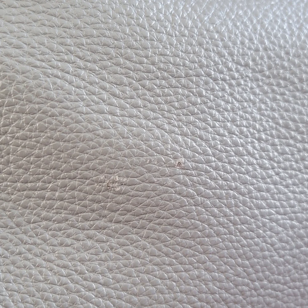 Coach C1522 Pennie Pebbled Leather Hobo Shoulder Bag Gray Suede